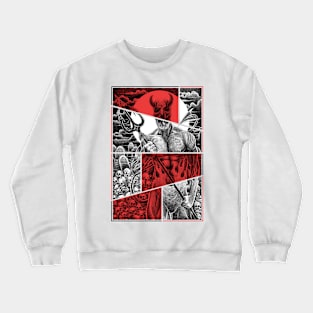 Satanic Abstract Devil Crewneck Sweatshirt